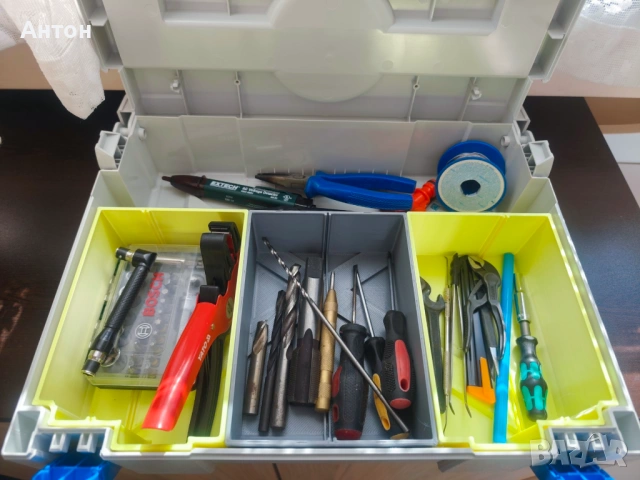 Куфар с органайзери и разни инструменти, снимка 2 - Други инструменти - 53837222