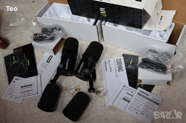 Ветробрани Shure RK345 Black 2 бр. за микрофоните SM7A и SM7B, снимка 7 - Микрофони - 52593741