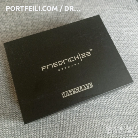  Портмоне Friedrich, Eстествена козя кожа, RFID защита, Щампа Мандала , снимка 2 - Портфейли, портмонета - 53616561