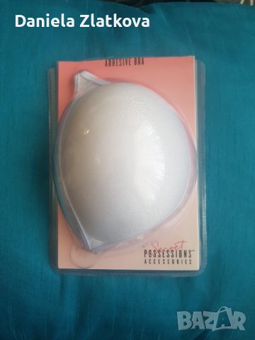 Силиконов сутиен без презрамки и гръб, бял, снимка 2 - Бельо - 38914640