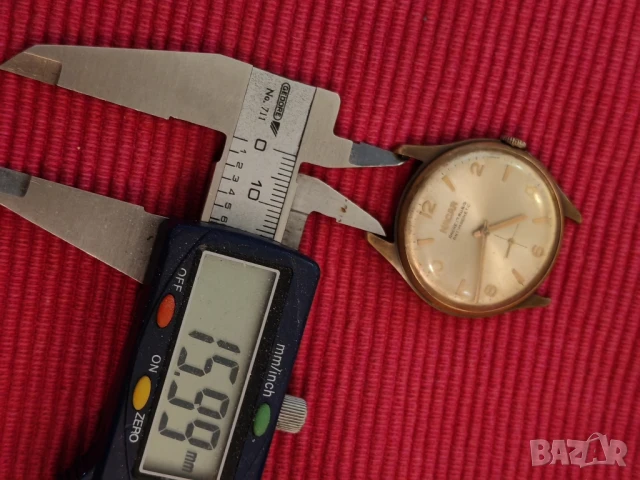 Винтидж механичен, мъжки часовник NACAR, Швейцария. , снимка 5 - Мъжки - 50973603