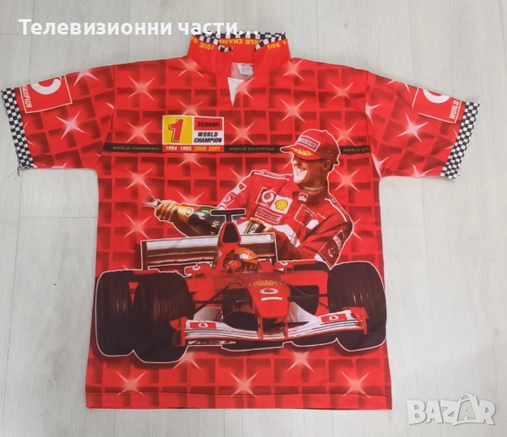 Винтидж ретро тениска Михаел Шумахер Michael Schumacher Schumi #1 World Champion Световен Шампион , снимка 3 - Тениски - 52061367