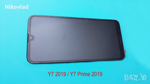 Дисплей с рамка Huawei Y7 2019 / Y7 Prime 2019 (DUB-LX1/ DUB-LX3), снимка 2 - Резервни части за телефони - 35962039