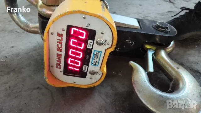 Електрическа везна Crane Scale като ново с фактура и оставаща гаранция , снимка 10 - Други машини и части - 47456910