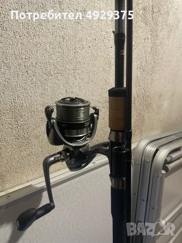 Feeder Комплект Daiwa N`zon Super Slim 12ft 3.66m 90g + макара Daiwa N'ZON LT 6000SS-P, снимка 6 - Въдици - 55796741