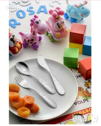 Комплект детски прибори за хранене EME BIRILLO IL PICCOLO - Малкият принц / 3 броя