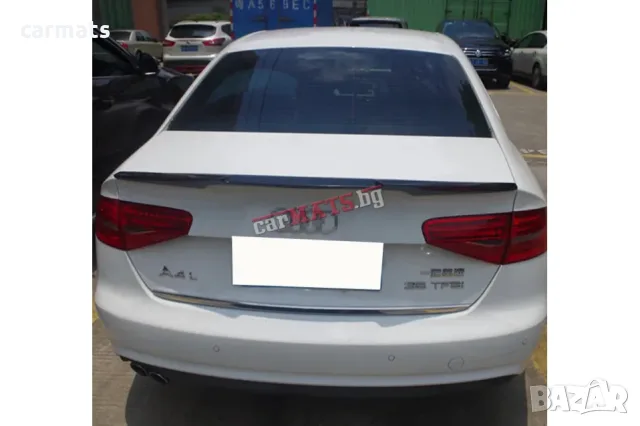 Спойлер за багажник за Audi A4 B8 (2009-2012) - M4 Style - черен гланц