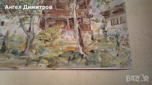 Ивелин Любенов картина акварел , снимка 7 - Картини - 38970882
