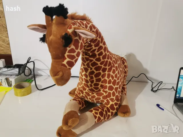 Wild Republic Jumbo Giraffe Плюшен, Гигантско плюшено животно, Плюшена играчка, Подаръци за деца, 30, снимка 4 - Плюшени играчки - 48401085