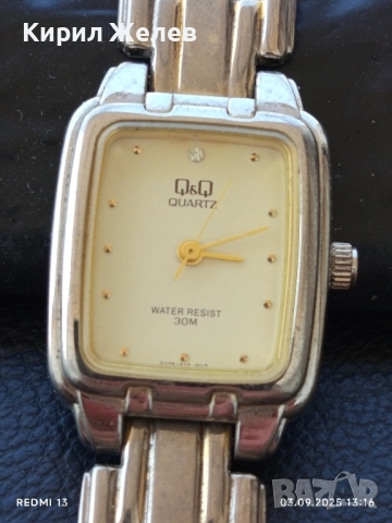 Марков дамски часовник Q/Q QUARTZ JAPAN MOVT стилен дизайн 49048, снимка 3 - Дамски - 51590740
