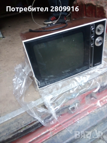 Стар немски телевизор Телетон, снимка 3 - Антикварни и старинни предмети - 36249216