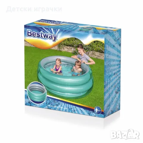 Детски надуваем басейн Bestway, 150 x 53 см, 3 въздушни камери, снимка 6 - Басейни и аксесоари - 49925903