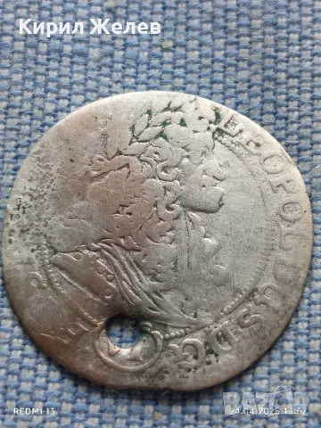 Сребърна монета Леополд шести рядка стара за КОЛЕКЦИОНЕРИ 50093