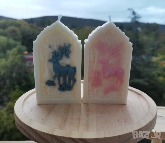 Коледни свещи , снимка 11 - Декорация за дома - 52248328