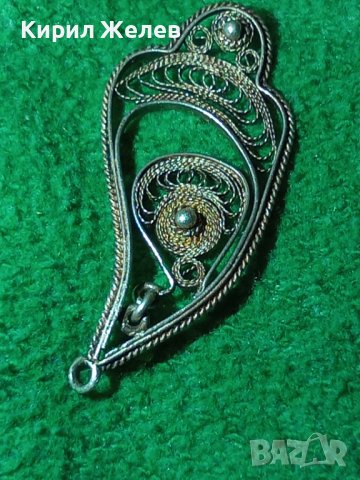 СТАРИНЕН МАЙСТОРСКА РАБОТА ФИЛИГРАННО СРЕБРО МЕДАЛЬОН 15513, снимка 7 - Антикварни и старинни предмети - 30331193