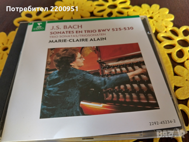 J.S. BACH, снимка 1 - CD дискове - 44658328
