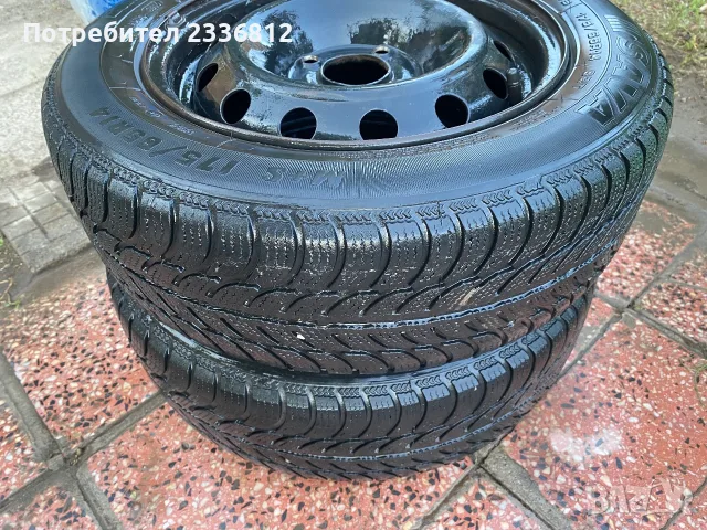 Метални джанти с гуми Пежо 206/ Peugeot 206- 4х108, PSA # 2140707 175/65/14, снимка 4 - Гуми и джанти - 56168557