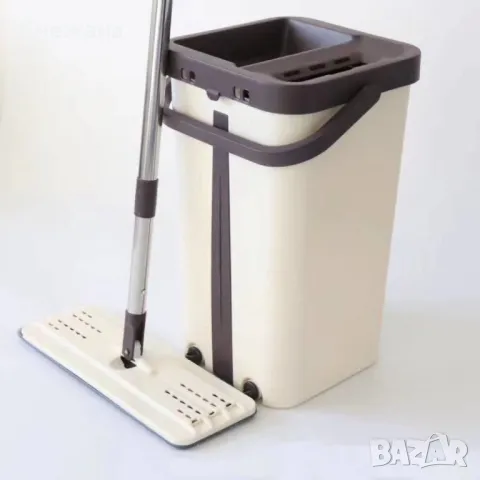 Квадратен моп с кофа, снимка 1