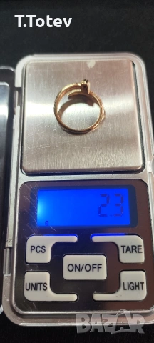 Златен дамски пръстен - 14к, снимка 4 - Пръстени - 53451150