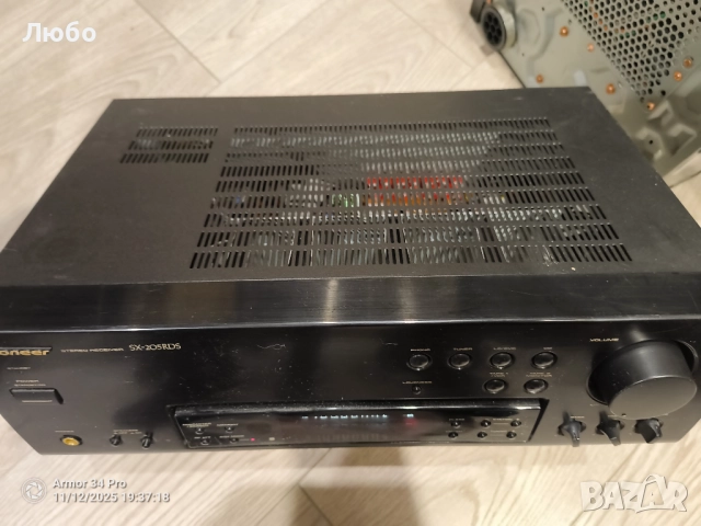 Усилвател ресиивър PIONEER SX-205 rds, снимка 4 - Ресийвъри, усилватели, смесителни пултове - 52393097