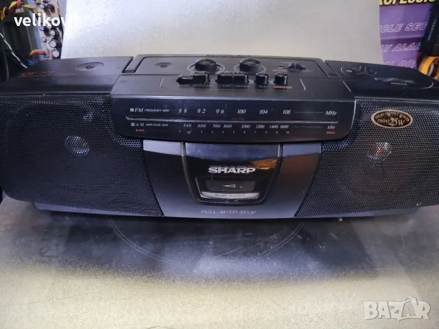 sharp радиокасетофон 