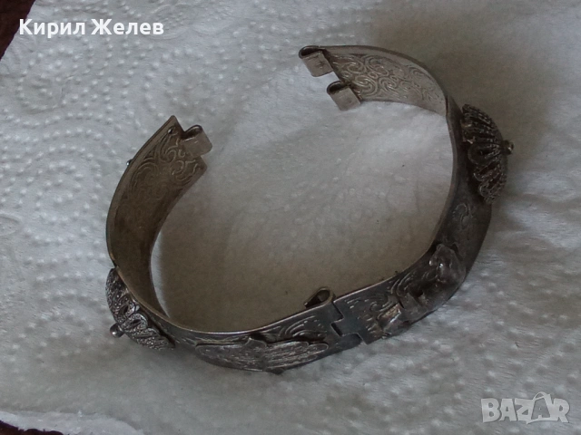 Старинна гривна филигранна 52781, снимка 12 - Гривни - 53530634