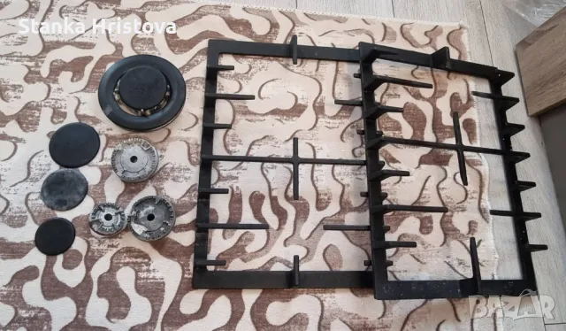 Чугунени скари и горелки за газови котлони.
