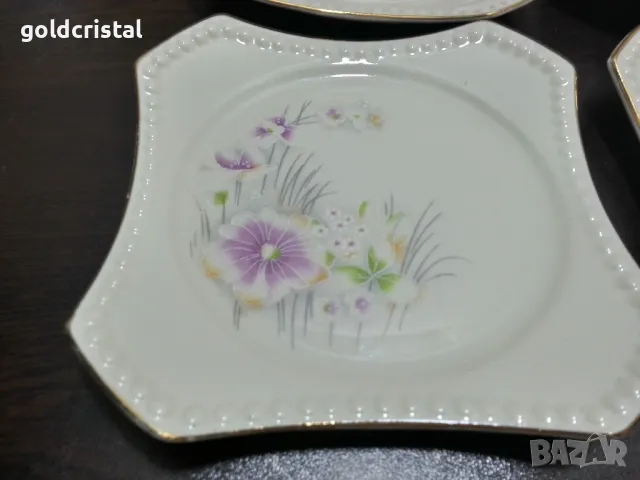 Стар български порцелан Изида чинии , снимка 8 - Антикварни и старинни предмети - 41808971