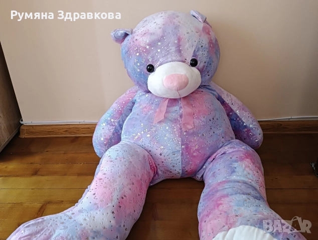 Продавам НОВО ОГРОМНО плюшено мече с дължина 115 см