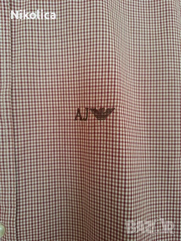 Мъжки ризи Armani jeans, размер XXL  и 3XL. Оригинални!, снимка 13 - Ризи - 50456883