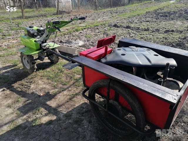 Ремарке за мотофреза със спирачки 