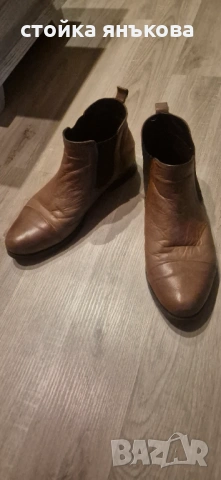 Продавам дамски кафяви боти естествена кожа, снимка 7 - Дамски ботуши - 53712322