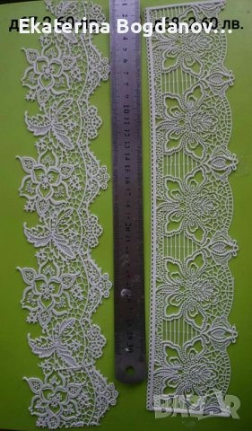 Релефна отливка дантела за декорация