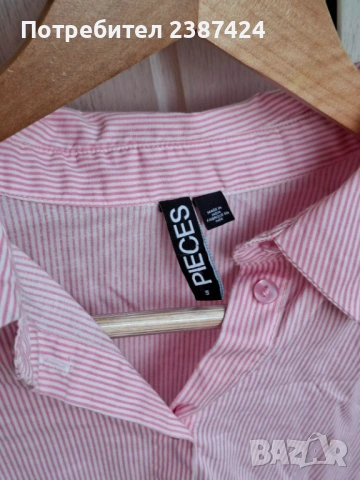 Свободно падаща риза на марката PIECES , снимка 2 - Ризи - 53253235