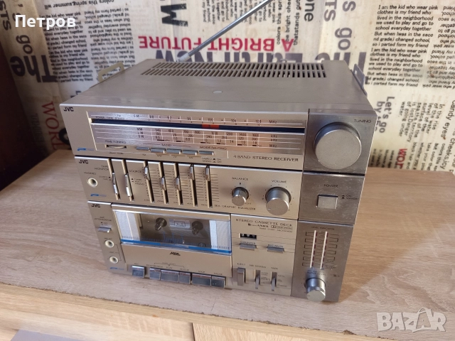 Касетофон"JVC"PC-R11, снимка 4 - Радиокасетофони, транзистори - 52973991