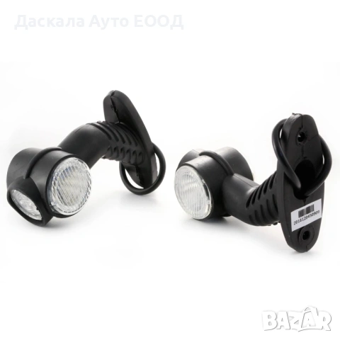 1 бр.странична светлина ЛЕД LED диодно рогче с три светлини 24V, снимка 3 - Аксесоари и консумативи - 48860527