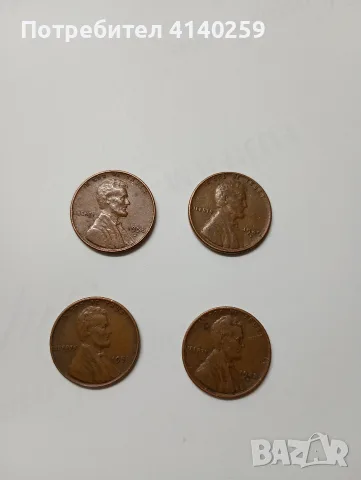 САЩ МОНЕТИ 1 ЦЕНТ 1942 Г , снимка 6 - Нумизматика и бонистика - 56367804