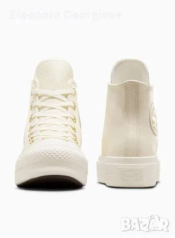 Кожени кецове Converse Chuck Taylor All Star Lift 39, снимка 3 - Кецове - 55966038