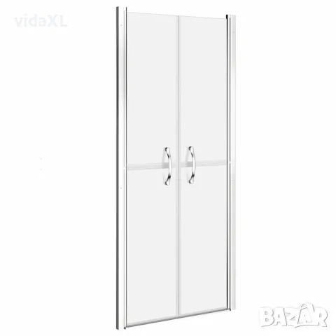 vidaXL Врата за душ, матирано ESG стъкло, 81x190 см