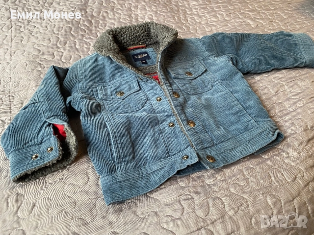 Детско джинсово яке Cottonfield 80 размер, снимка 3 - Бебешки якета и елеци - 52259022