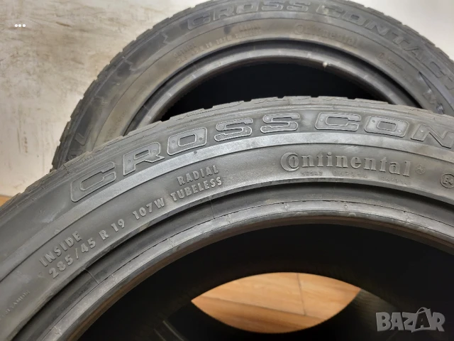285/45/19 Continental / летни гуми джип, снимка 5 - Гуми и джанти - 50959146