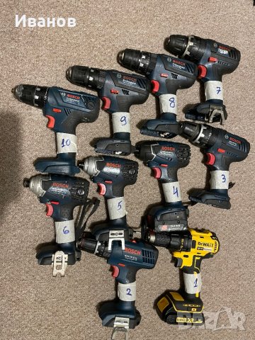 Винтоверти Бош , девалт Bosch Dewalt 18V, снимка 1 - Винтоверти - 38966165