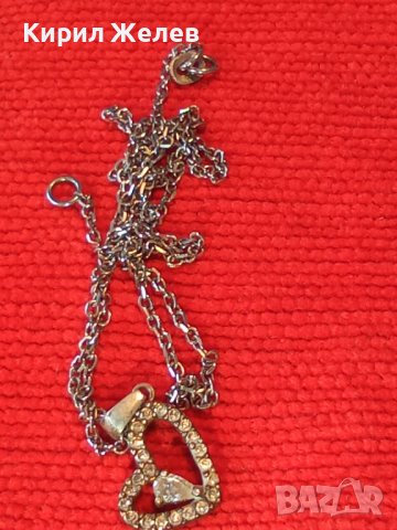 СКЪПОЦЕНЕН СРЕБЪРЕН ИТАЛИАНСКИ СЪРЦЕВИДЕН МЕДАЛЬОН със СРЕБЪРНА ВЕРИЖКА 925 СРЕБРО 28579, снимка 13 - Колиета, медальони, синджири - 41336844