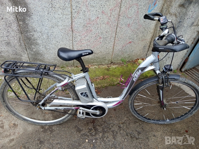 КТМ Електрически алуминиев велосипед 28 цола работи перфектно но липсва зарядно, снимка 9 - Велосипеди - 52876083