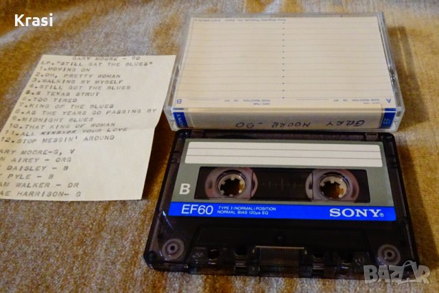 Sony аудиокасети с Gary Moore. , снимка 3 - Аудио касети - 35845068