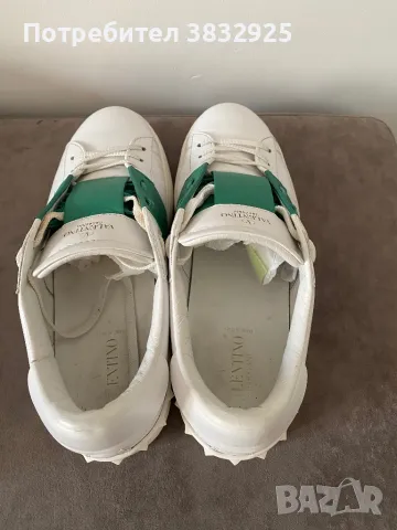Мъжки кецове Valentino Garavani ( Open white calfskin sneaker), снимка 3 - Кецове - 49293796
