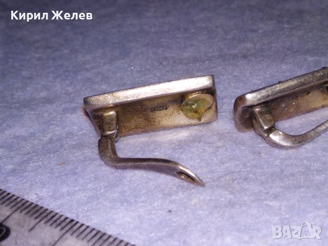 СРЕБЪРНИ СЕДЕФЕНИ АРТ ОБЕЦИ СРЕБРО 925 с ШЛИФОВАН РОЗОВ СЕДЕФ и МАРКАЗИТИ - ЧАСТ от КОПЛЕКТ 27657, снимка 9 - Обеци - 41638266