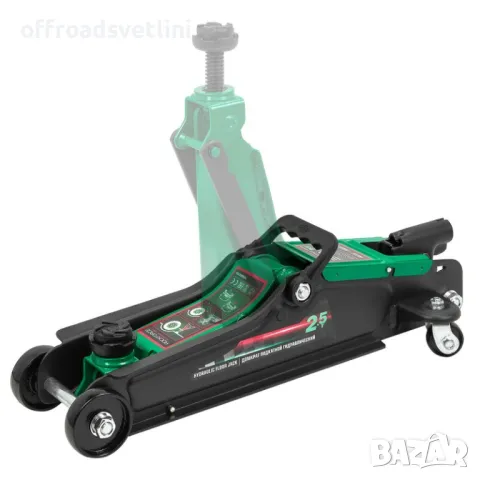 Немски Нископрофилен Крик Крокодил 2.5 Тона 90-400 мм ROCKFORCE, снимка 2 - Други инструменти - 47362826