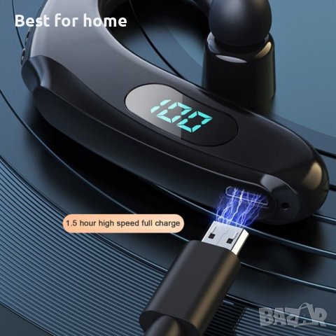 Бизнес Bluetooth 5,3 слушалка , снимка 4 - Слушалки и портативни колонки - 39968016