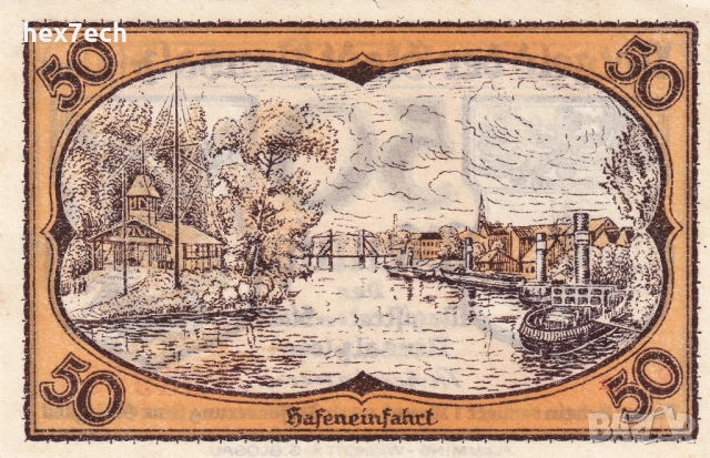 ❤️ Германия Neusalz (Silesia) 1914-1924 50 пфенинга UNC ❤️, снимка 3 - Нумизматика и бонистика - 52935006